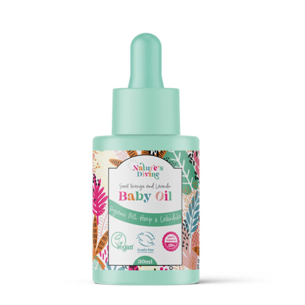 Organic Calming Baby Oil - Image 2