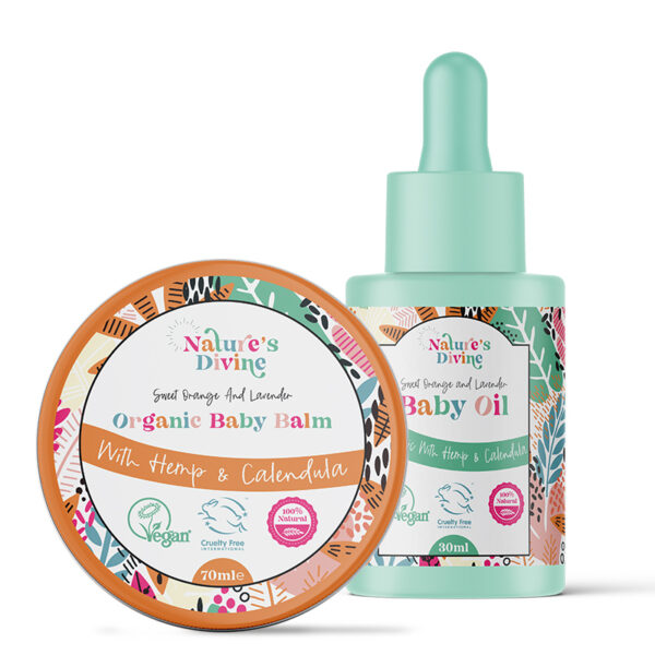 Baby bundle, organic balm and oil