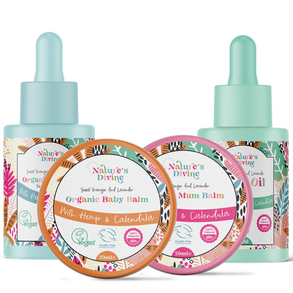 Organic balm and oil bundle